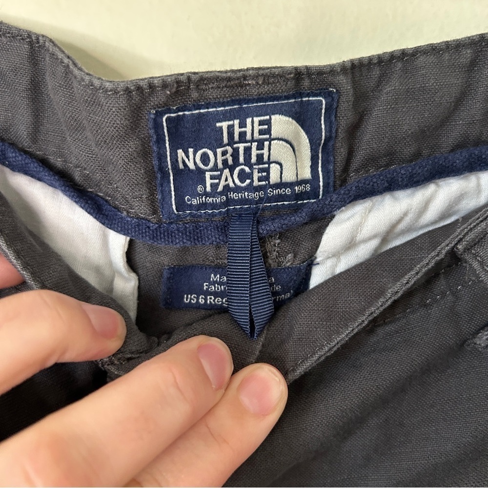 The North Face Cotton Linen Blend Shorts Size 6 - Picture 4 of 5